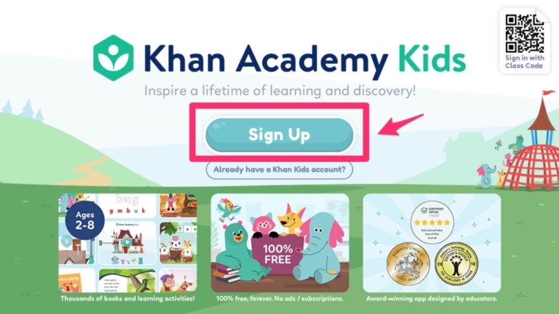 Khan Academy kids｜おうちで英語を学ぶ知育アプリ【登録する】